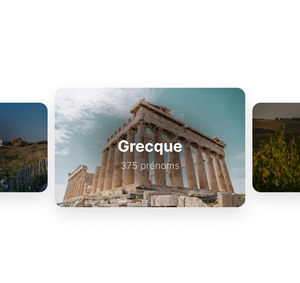 Aperçu de la recherche par origine