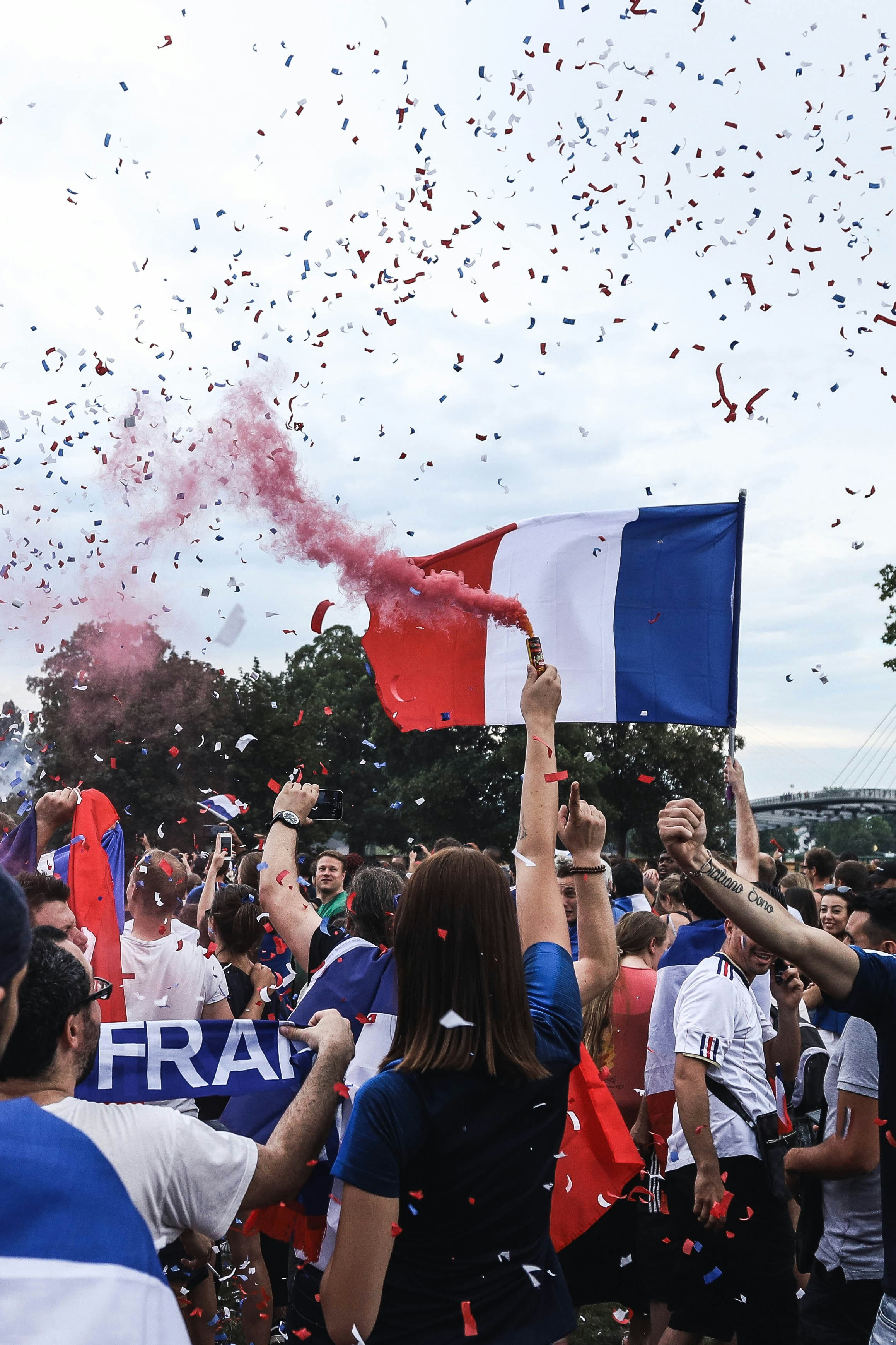 Illustration de l'évolution de la population française